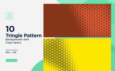 Dynamic Triangles Pattern Background for Creative Projects 768