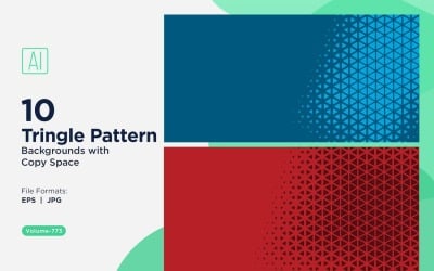 Dynamic Triangles Pattern Background for Creative Projects 773
