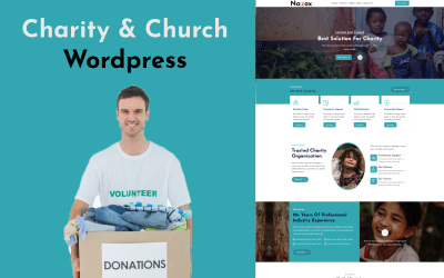 Nazox - WordPress-thema voor liefdadigheid, non-profit/donatie