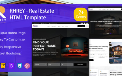 Rhrey - Modelo HTML5 de Propriedade Única