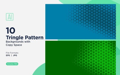 Sfondo con motivo triangoli dinamici per progetti creativi 780