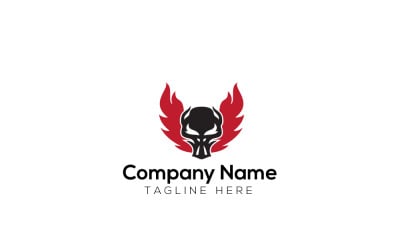 Burn Game &amp;amp; Death Logo Template