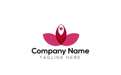 Lotus Yoga &amp;amp; Gym Logo Template