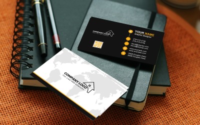 Visitekaartjessjabloon - E-cardsjabloon met aanpasbare ontwerpen - 523