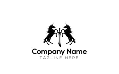 Horse Warrior Logo Design