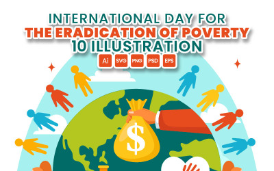 10 Day for the Eradication of Poverty Illustration