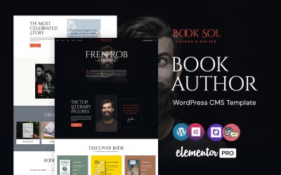 Book Sol - тема WordPress Elementor для автора книг