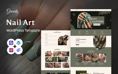 Grineils - Tema WordPress Elementor per salone di bellezza e nail art