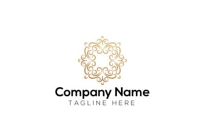 Logo dell&amp;#39;hotel boutique e della moda e dello yoga