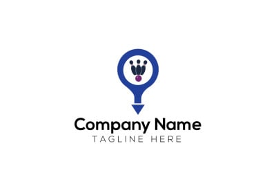 Play &amp;amp; game point logo design template