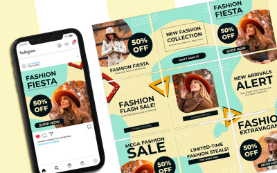 Fashion Fiesta Instagram-Puzzle