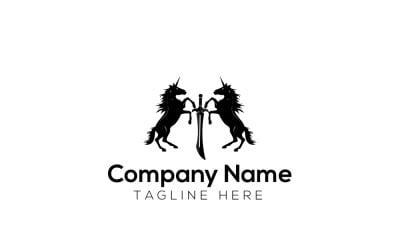 Horse Warrior Logo Design 2