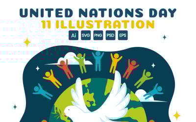 11 Illustration de la Journée des Nations Unies