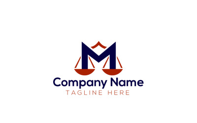 Law Letter M &amp;amp; Master Law Office Logo