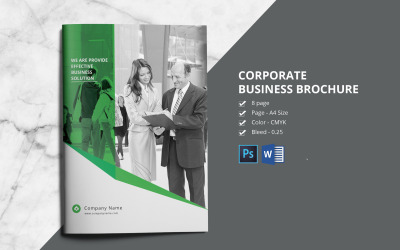 Brochure d&amp;#39;entreprise. Brochure d&amp;#39;entreprise minimaliste