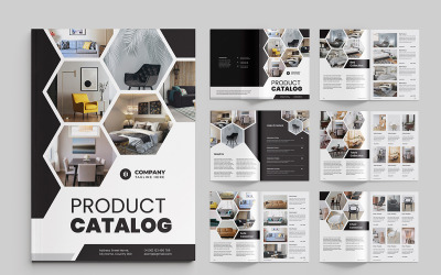 Progettazione del layout del catalogo dei prodotti di arredamento modello di catalogo dei prodotti