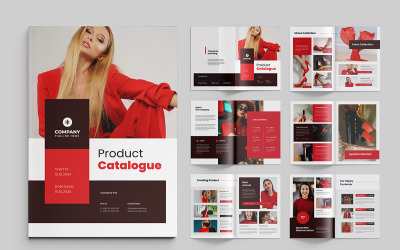 Szablon katalogu mody lub projekt katalogu produktów