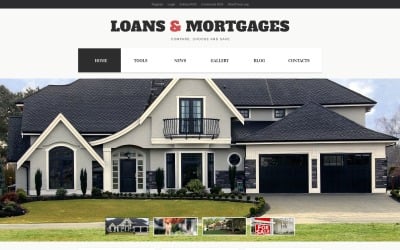Lekki motyw WordPress na kredyt hipoteczny
