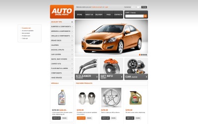 Modello VirtueMart #44585 "Auto Spare Parts"