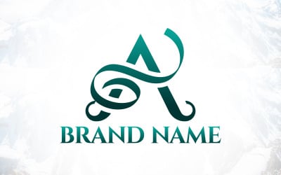 Lettre A Conception de logo d&amp;#39;art et de mode