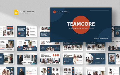 Teamcore - Takım Oluşturma ve Eğitim Google Slayt Şablonu