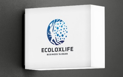 Ecologie Leven Vrouwen Logo Sjabloon