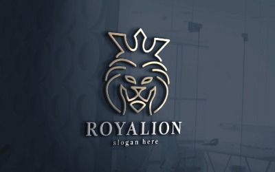 Royal Lion Marka Logosu Şablonu