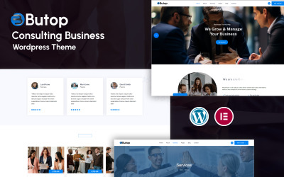 Butop - Thème WordPress pour les entreprises de conseil