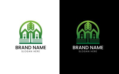 Creatief logo voor onroerend goed-09-318