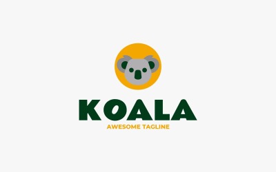 Koala Simple Mascot Logo 5
