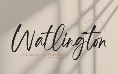 Watlington - Fuente manuscrita