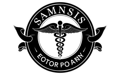 A vector illustration of a pharma company logo