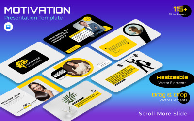 Gemotiveerde Keynote Corporate Template