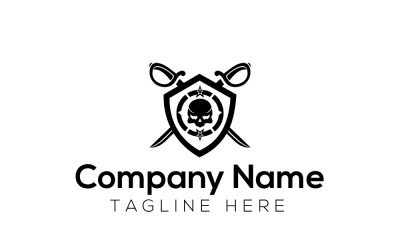 Dark Games &amp;amp; Skull Logo Design