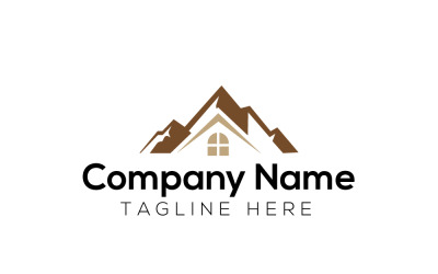 Mountain Property &amp;amp; Mountain House Logotyp