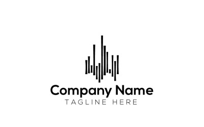 Müzik Kasabası Logo Tasarım Şablonu