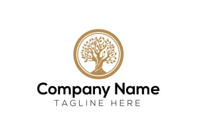 Oak Tree &amp;amp; Green Tree Logo