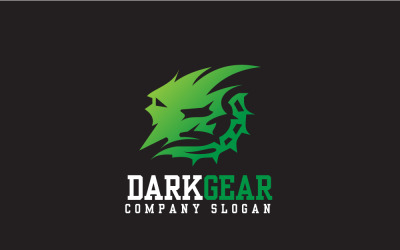 Szablon projektu logo Dark Gear