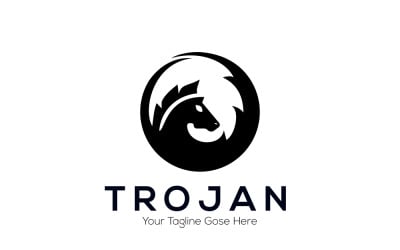 Trojan horse Logo &amp;amp; animal Logo