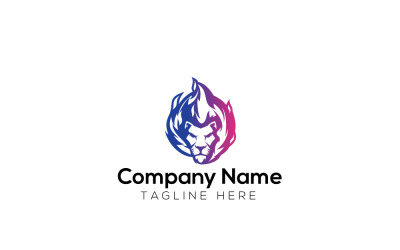 Lion Logo Design Template 2