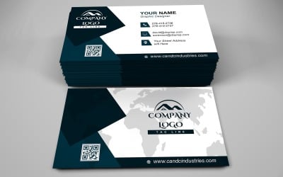 Business Card Template - E-card Template with Customizable Designs - 564
