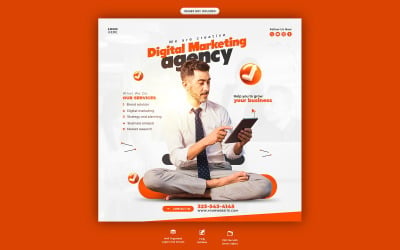 Digital Marketing Agency Social  Media Template