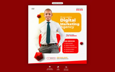 Digital Marketing Agency  Social  Media Template
