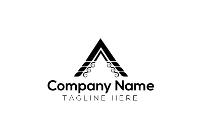 Letter  A Logo Design Template
