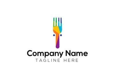 Organic Fresh Food Logo Design Template 2