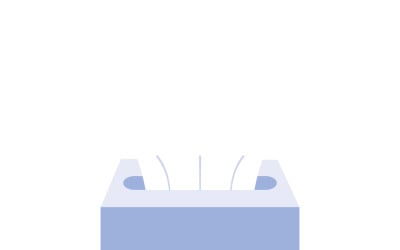 Tissue box in trendy style