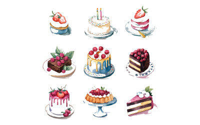 Desserter silhuett vektor konst illustration