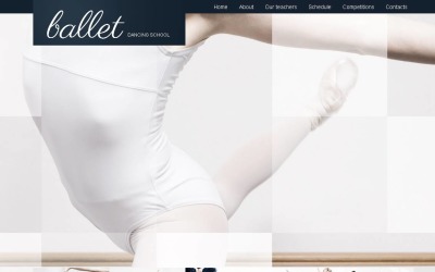 Dance Studio Moto CMS HTML Template Template Moto CMS HTML №44606
