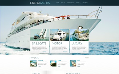 Plantilla Drupal "Yachting Blog" #44697