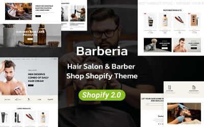 Barberia - 美发沙龙和理发店 Shopify 2.0 响应式主题